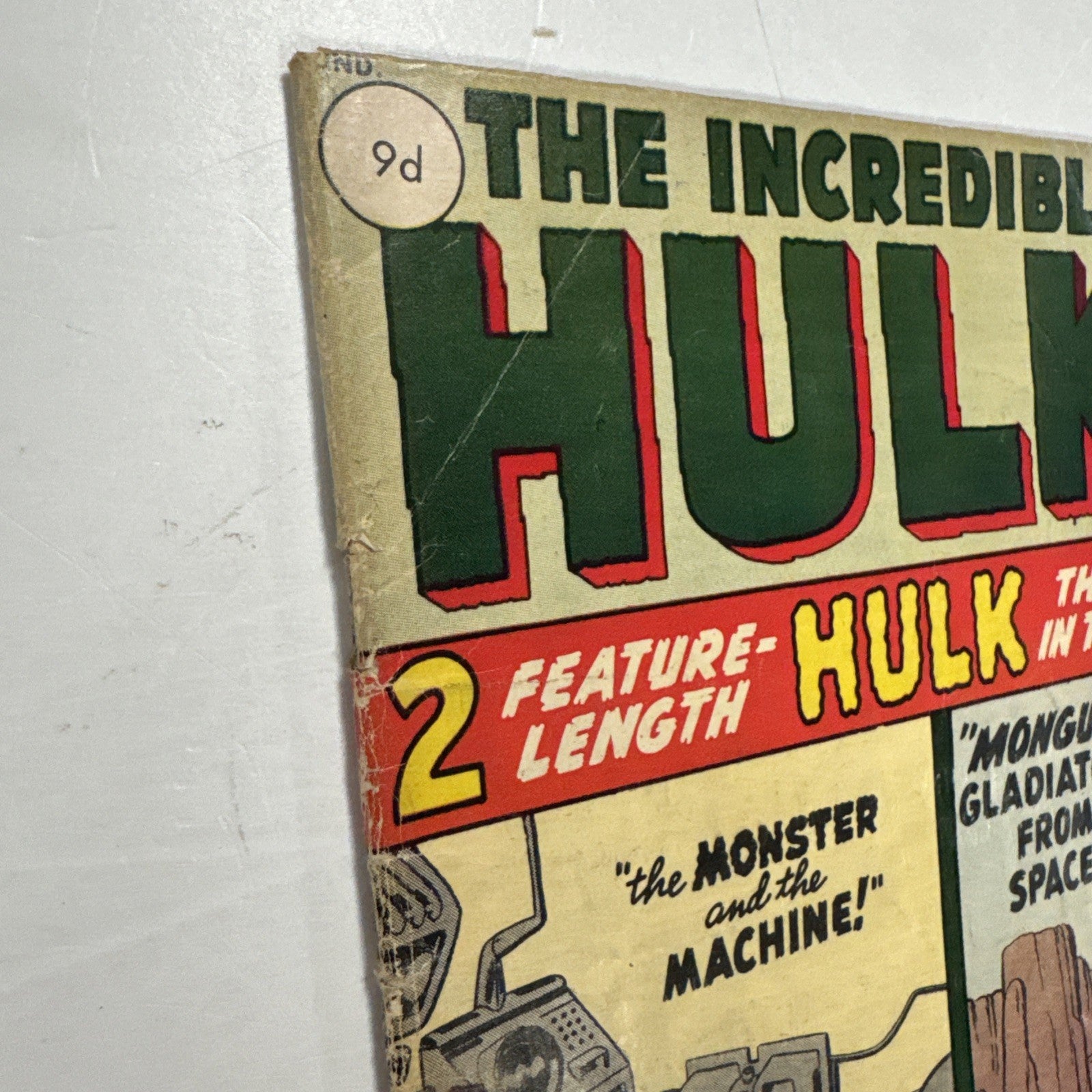 The Incredible Hulk #4 1962 VG- Pence Copy 1st App. Mongu **3