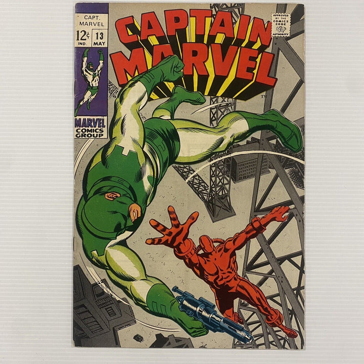 Captain Marvel #13 1969 FN/VF Pence Copy