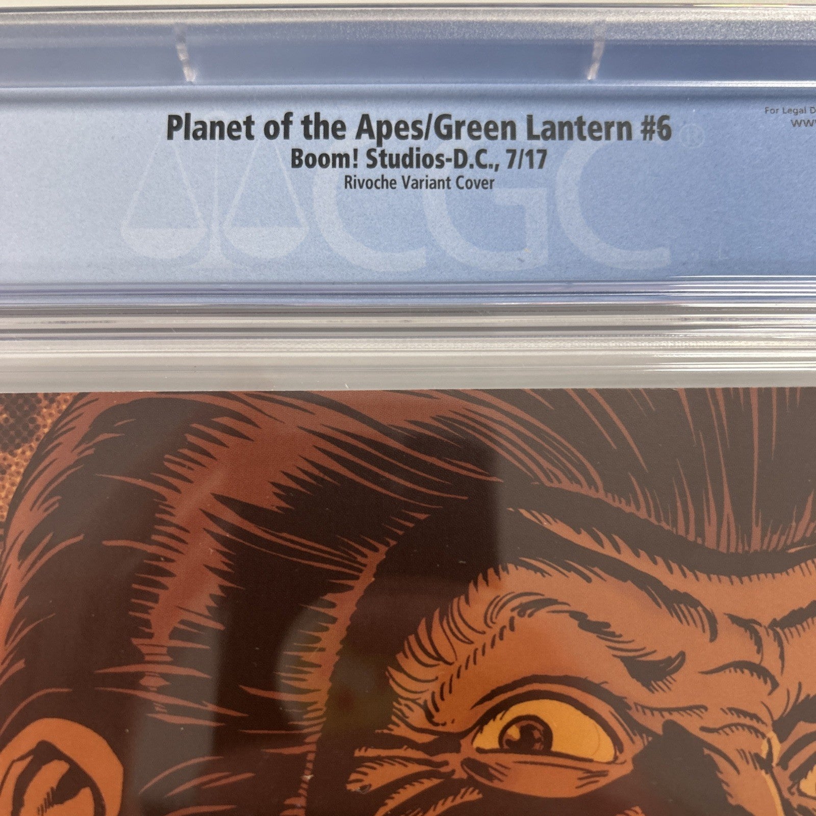 Planet of the Apes/Green Lantern #6 2017 CGC 9.8  Rivoche 1:20 Variant17