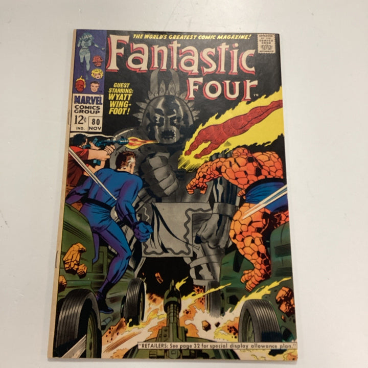 Fantastic Four #80 1968 FN/VF 1st Appearance of  Tomazooma **See Description0