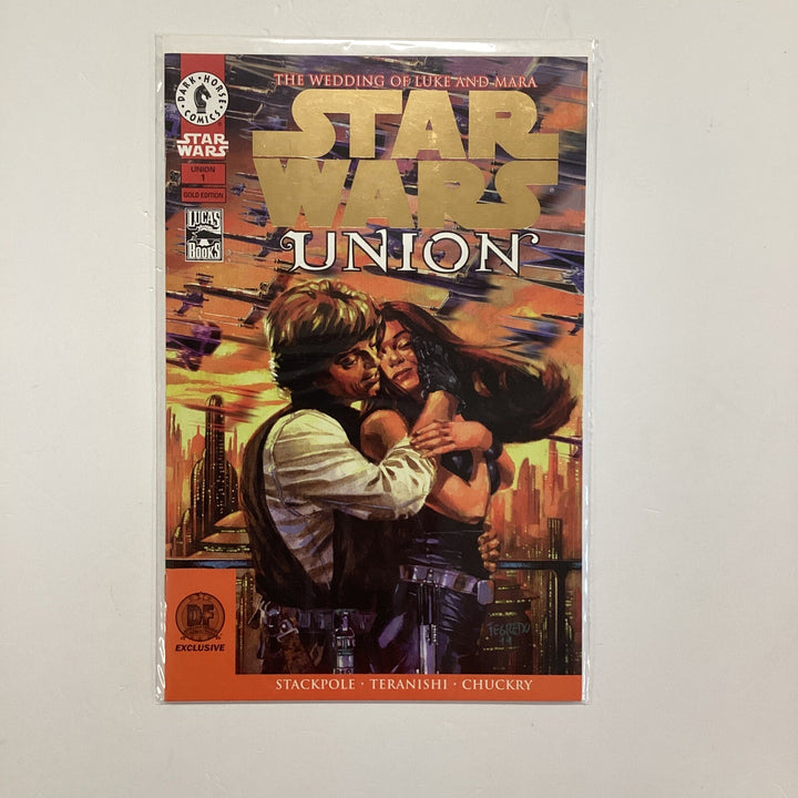Star Wars Union #1 1999 VF/NM Gold Foil DF CoA 1409/50000