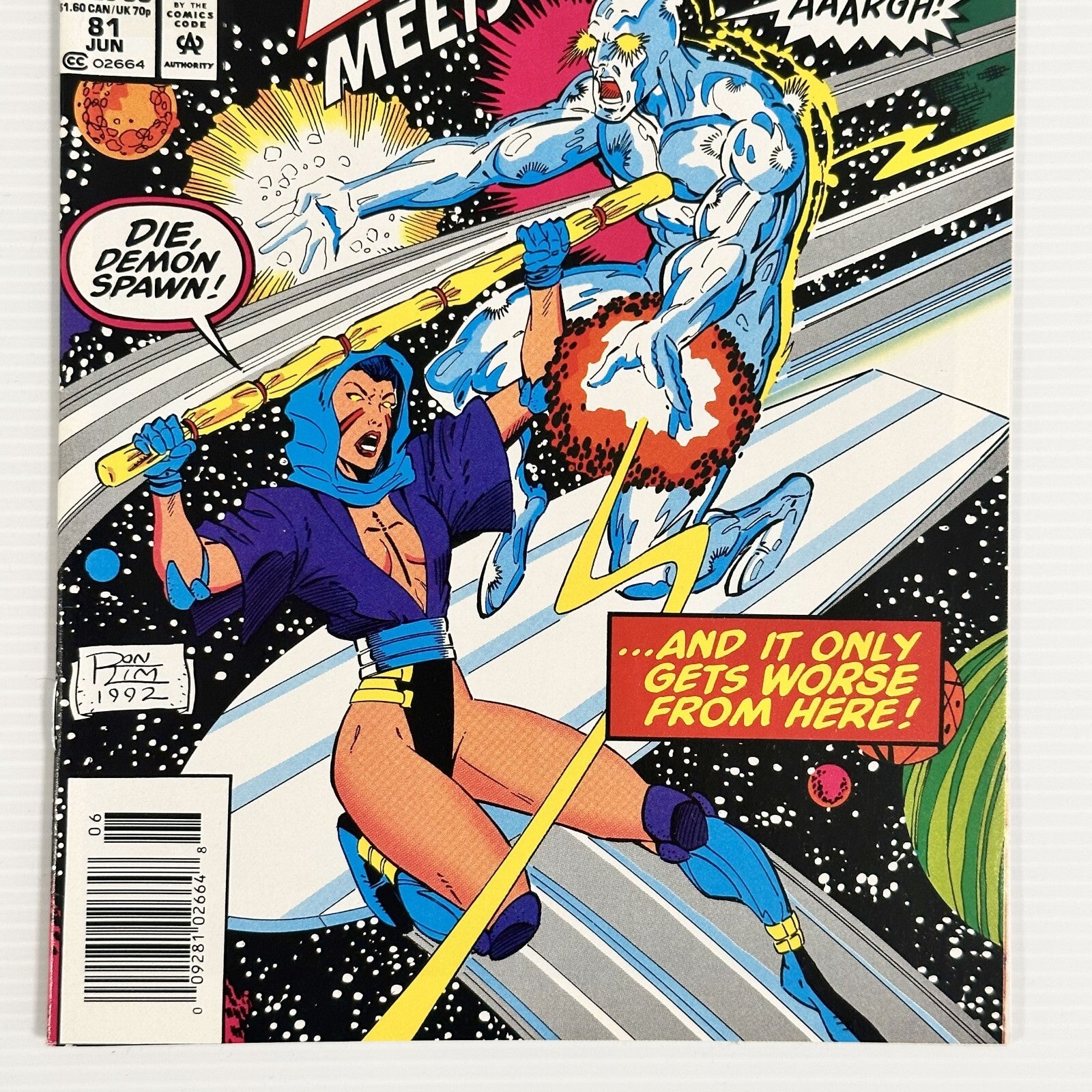 Silver Surfer #81 1993 NM- 1st appearance of Tyrant Newsstand Copy2