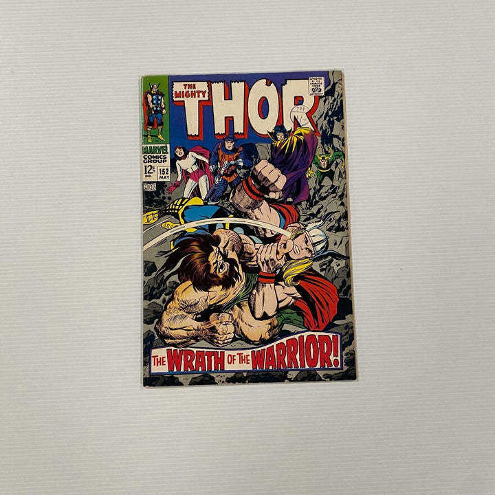 The Mighty Thor #152 1968 VF- Cent Copy Pence Stamp