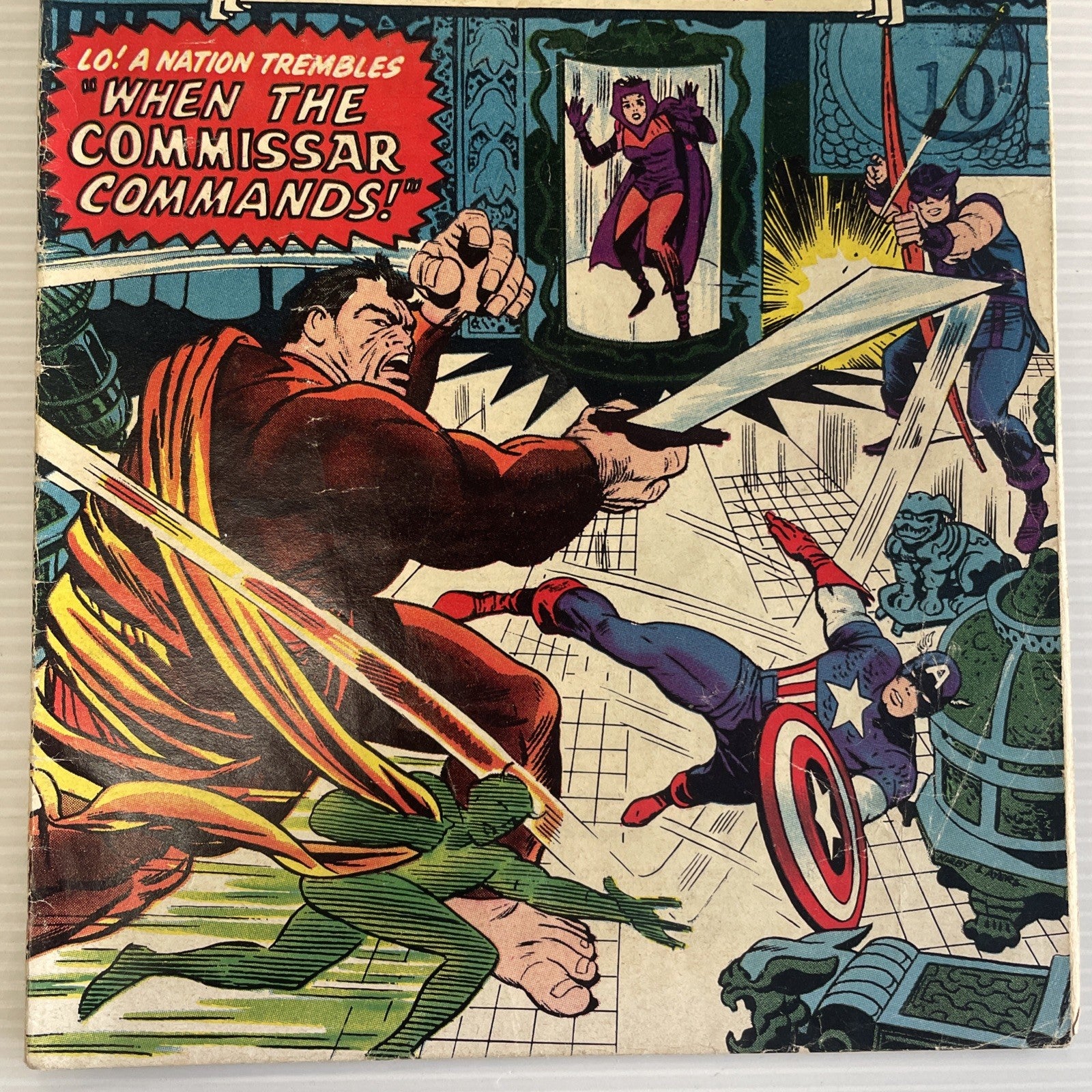 Avengers #18 1965 VG Pence Stamp2