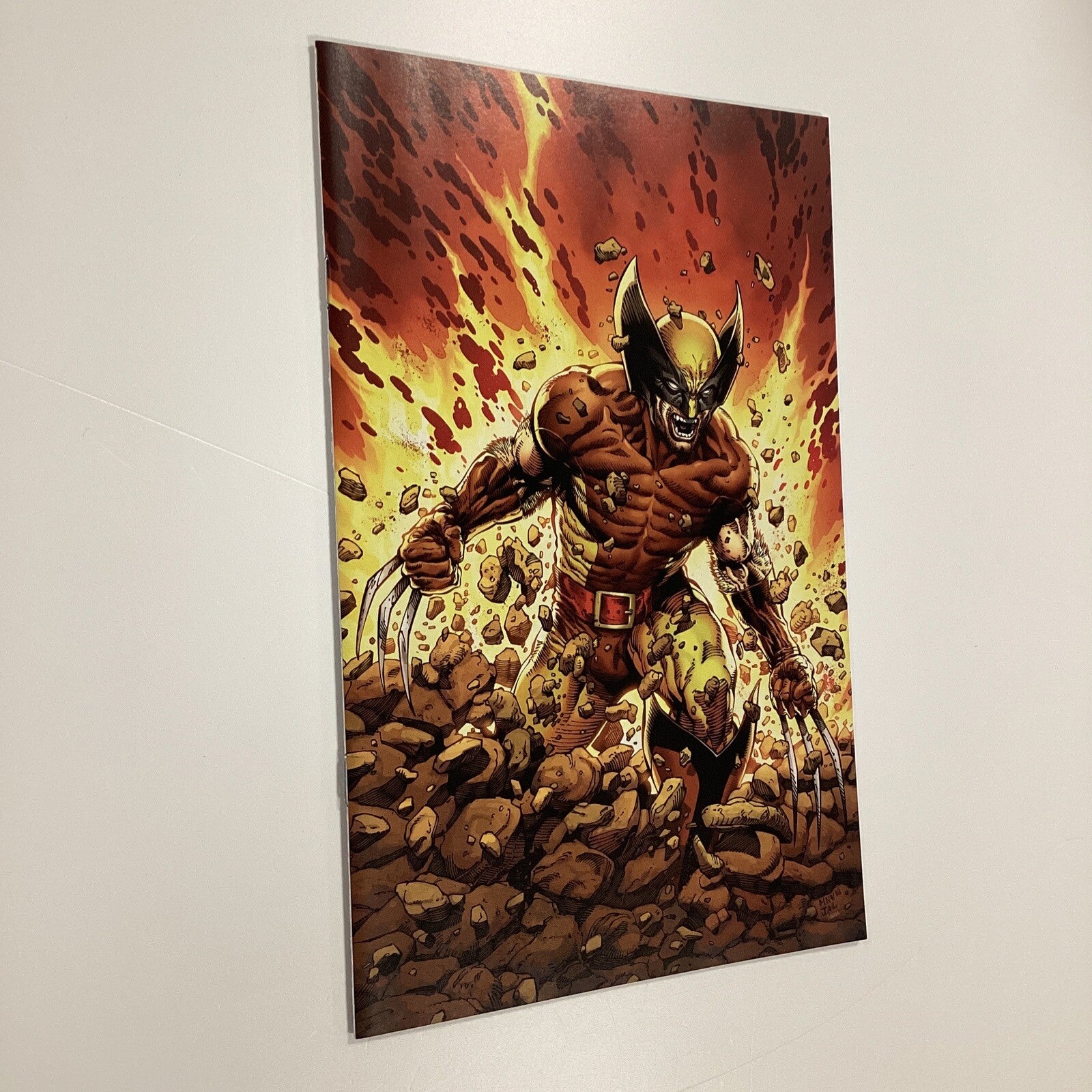Return Of Wolverine #1 2018 NM Mcniven 1:300 Brown Costume Virgin Variant3