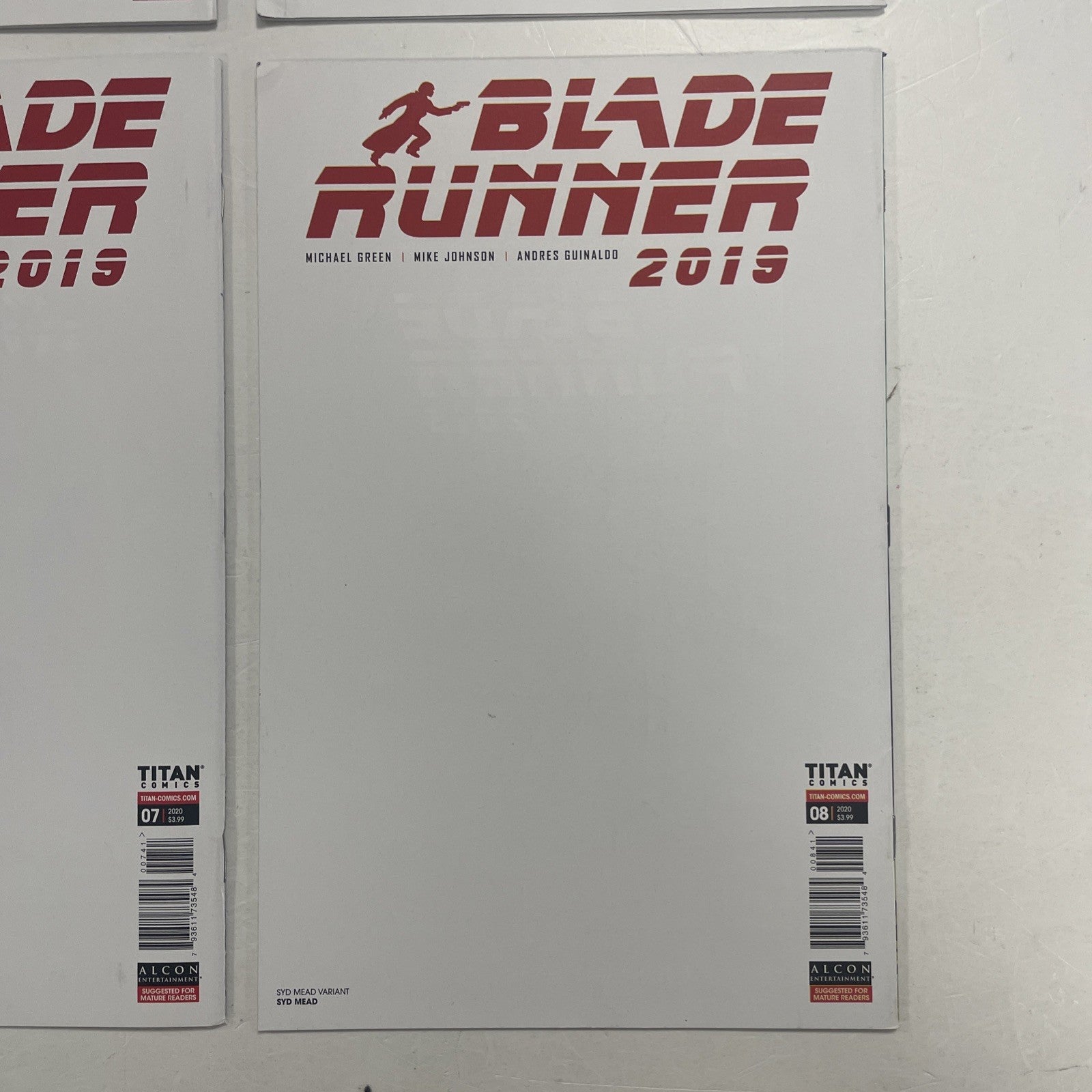 Blade Runner 2019 #5, #6, #7, #8 Syd Mead NYCC Virgin Variant set10