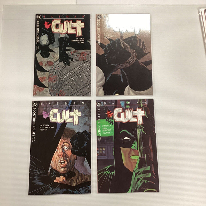 Batman The Cult #1-4 1988 VF/NM Ordeal, Capture, Escape, Combat 1st Editions (2)