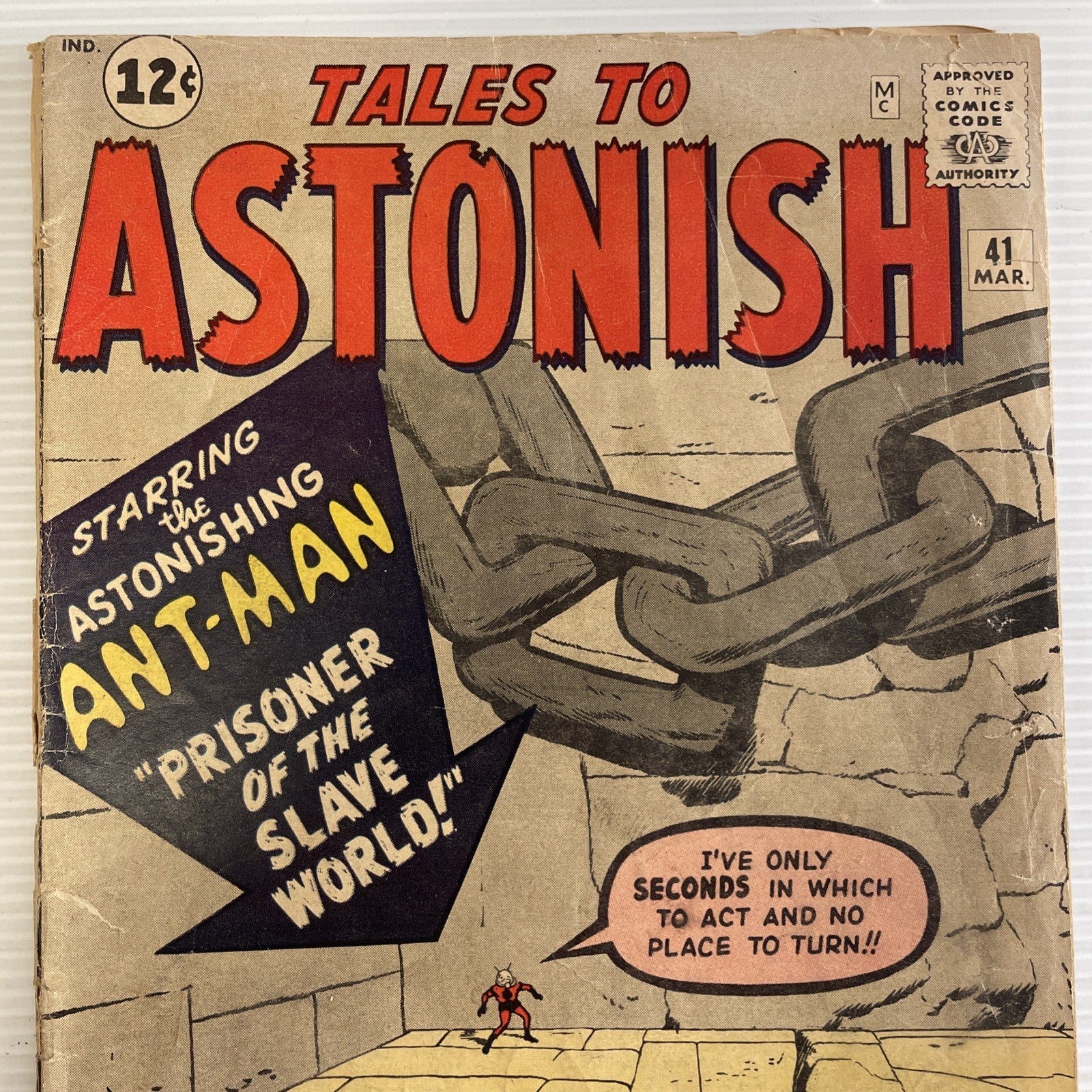 Tales To Astonish #41 1963 Low Grade Reader copy **Front cover completely detach1