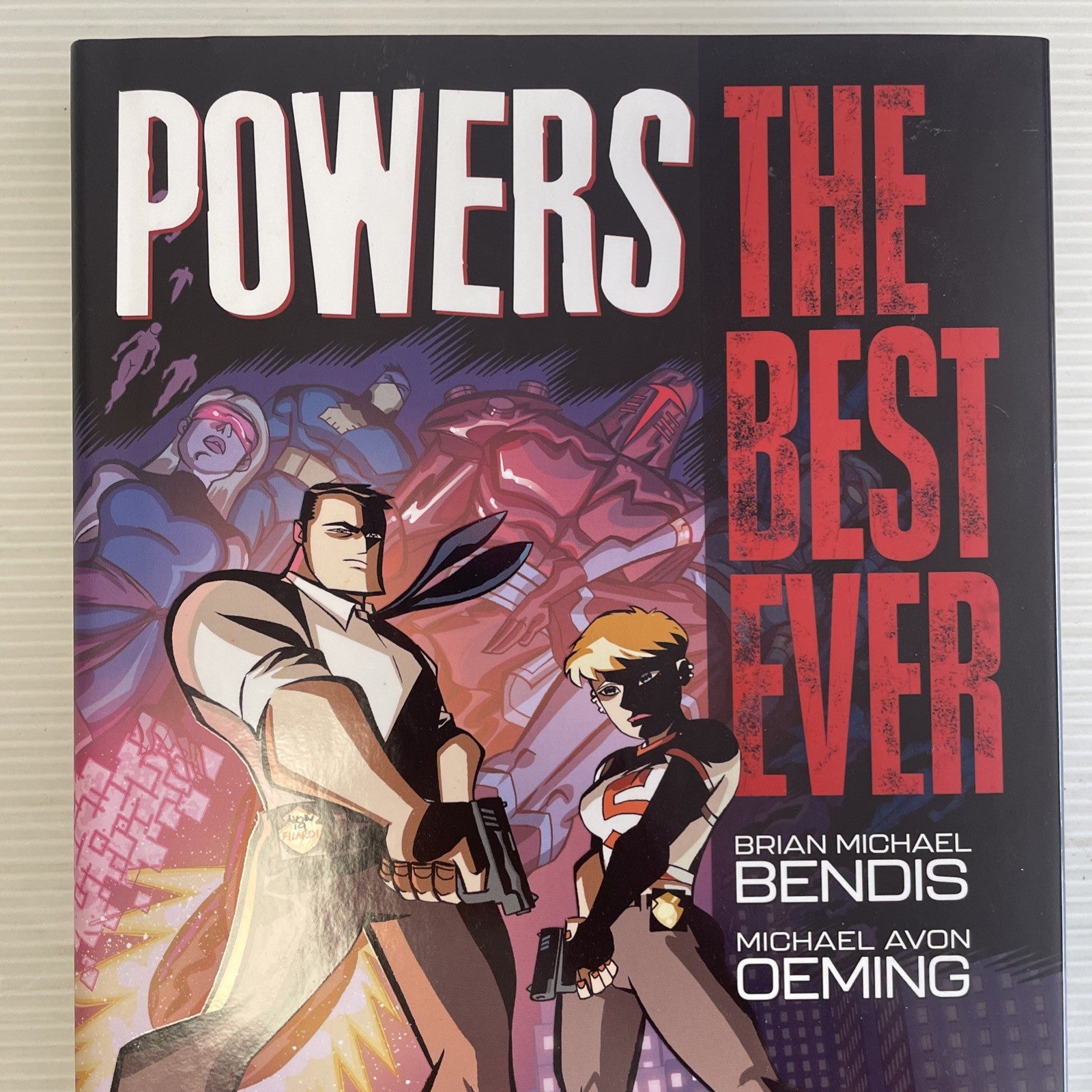 Powers: The Best Ever Bendis Brian Michael Jinxworld HC Graphic Novel1