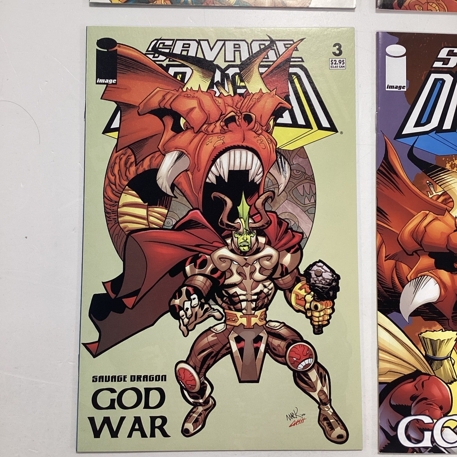 Savage Dragon God War #1-4 2004 Complete Set3