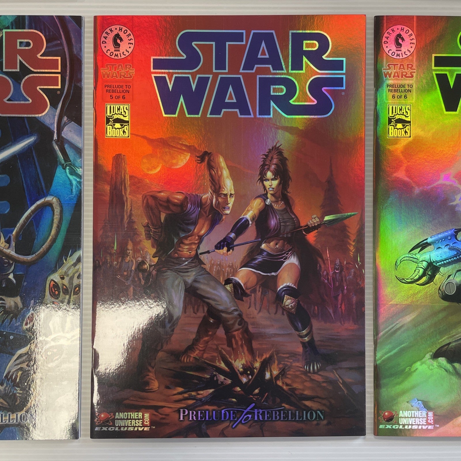 Star Wars Prelude To Rebellion #1-6 1999 Another Universe Exclusive #1 Signed5