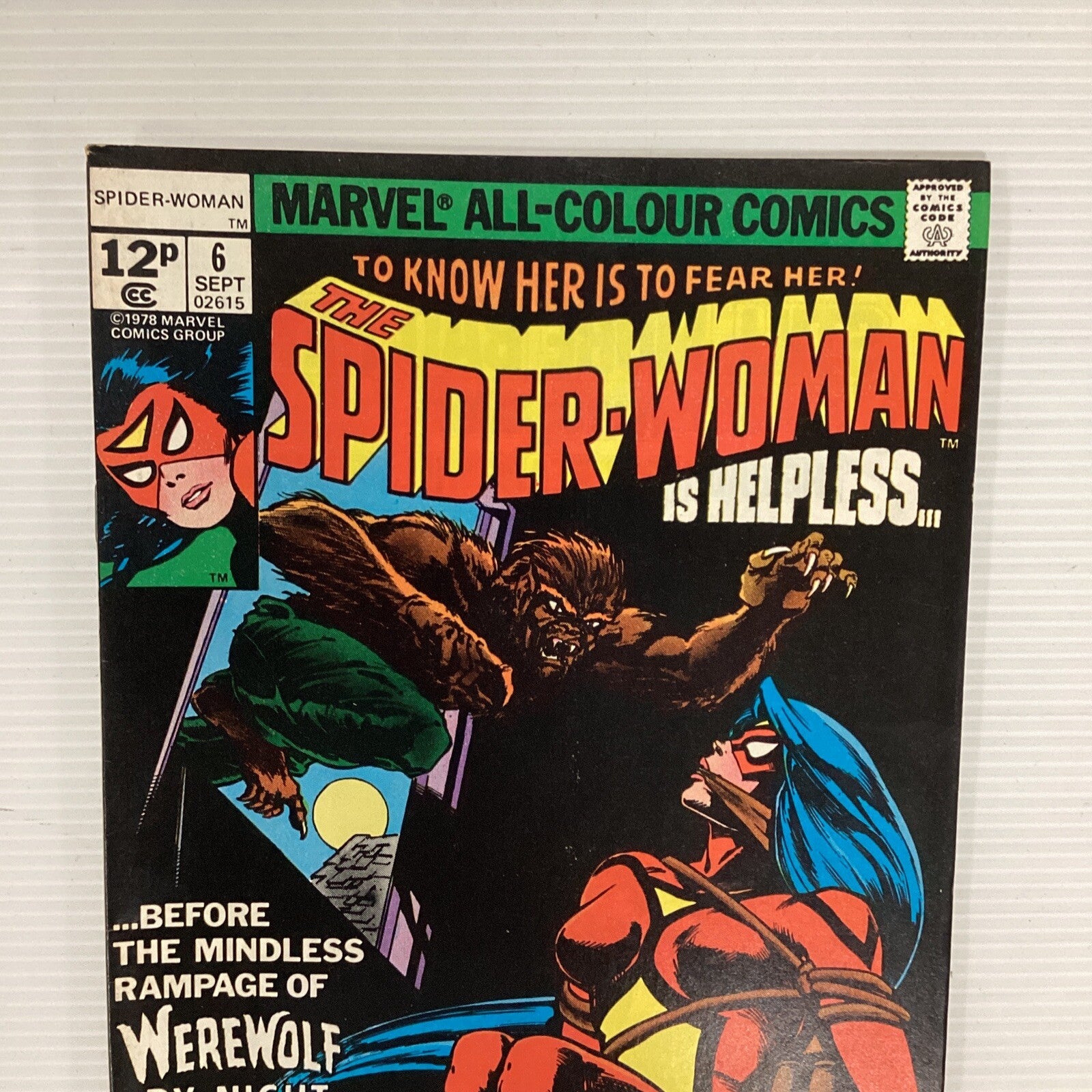 Spider Woman #6 1978 FN/VF Pence Copy2