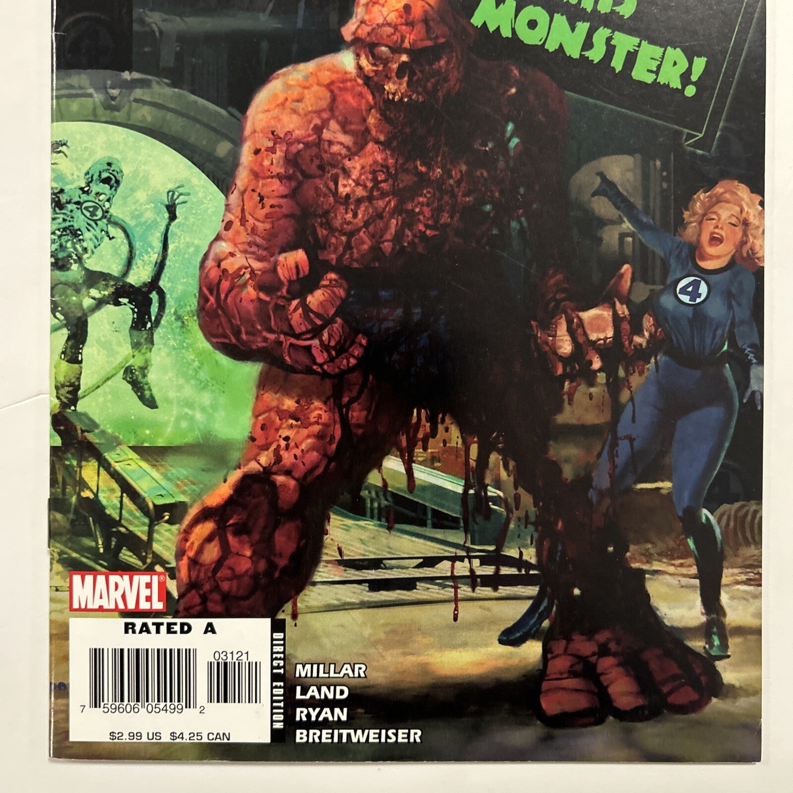 Ultimate Fantastic Four #31 2006 VF Arthur Suydam Marvel Zombies Variant2