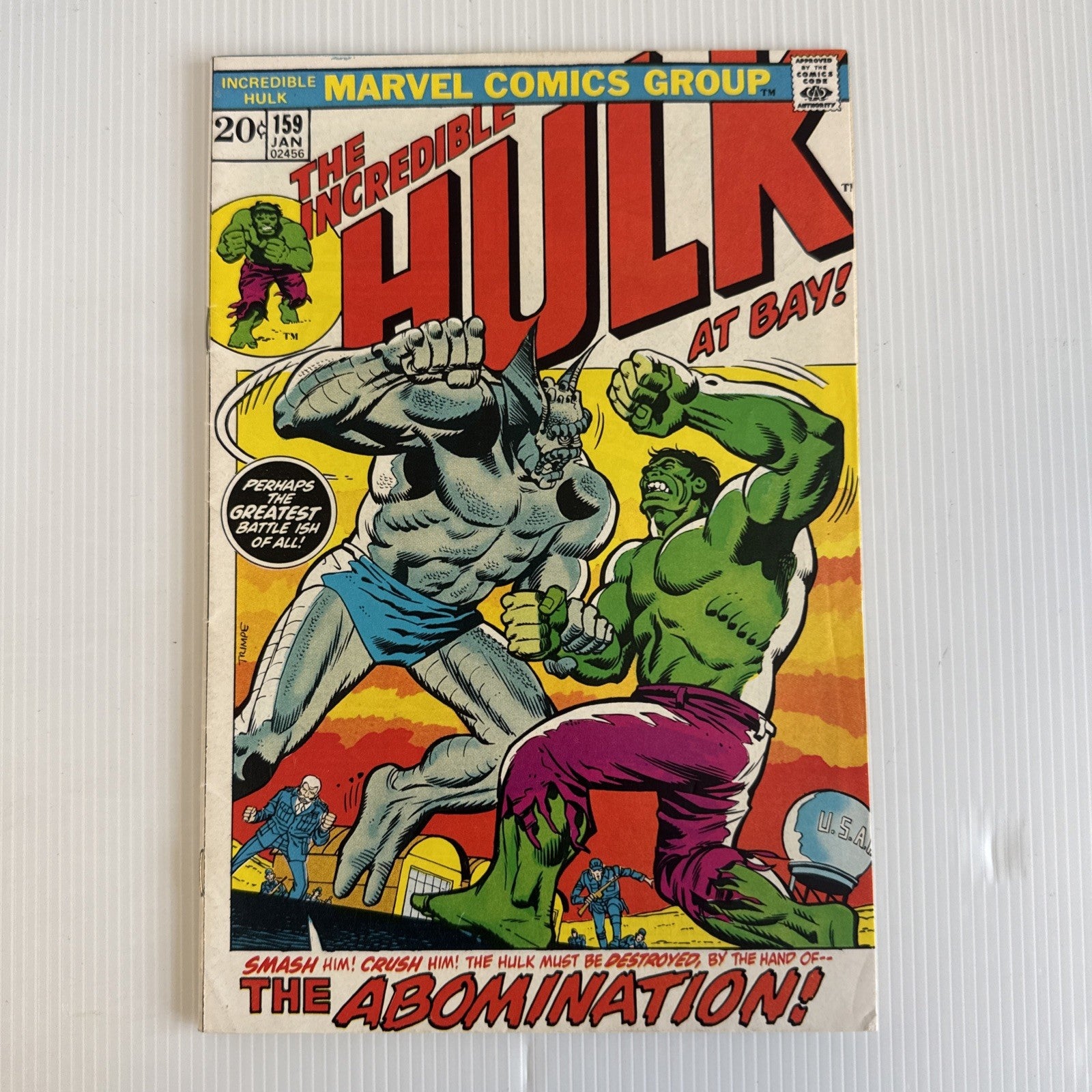 The Incredible Hulk #159 1973 FN+0