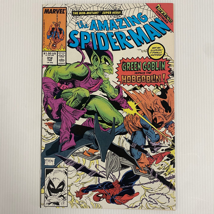 Amazing Spider-Man #312 1988 NM- Green Goblin vs Hobgoblin Todd McFarlane