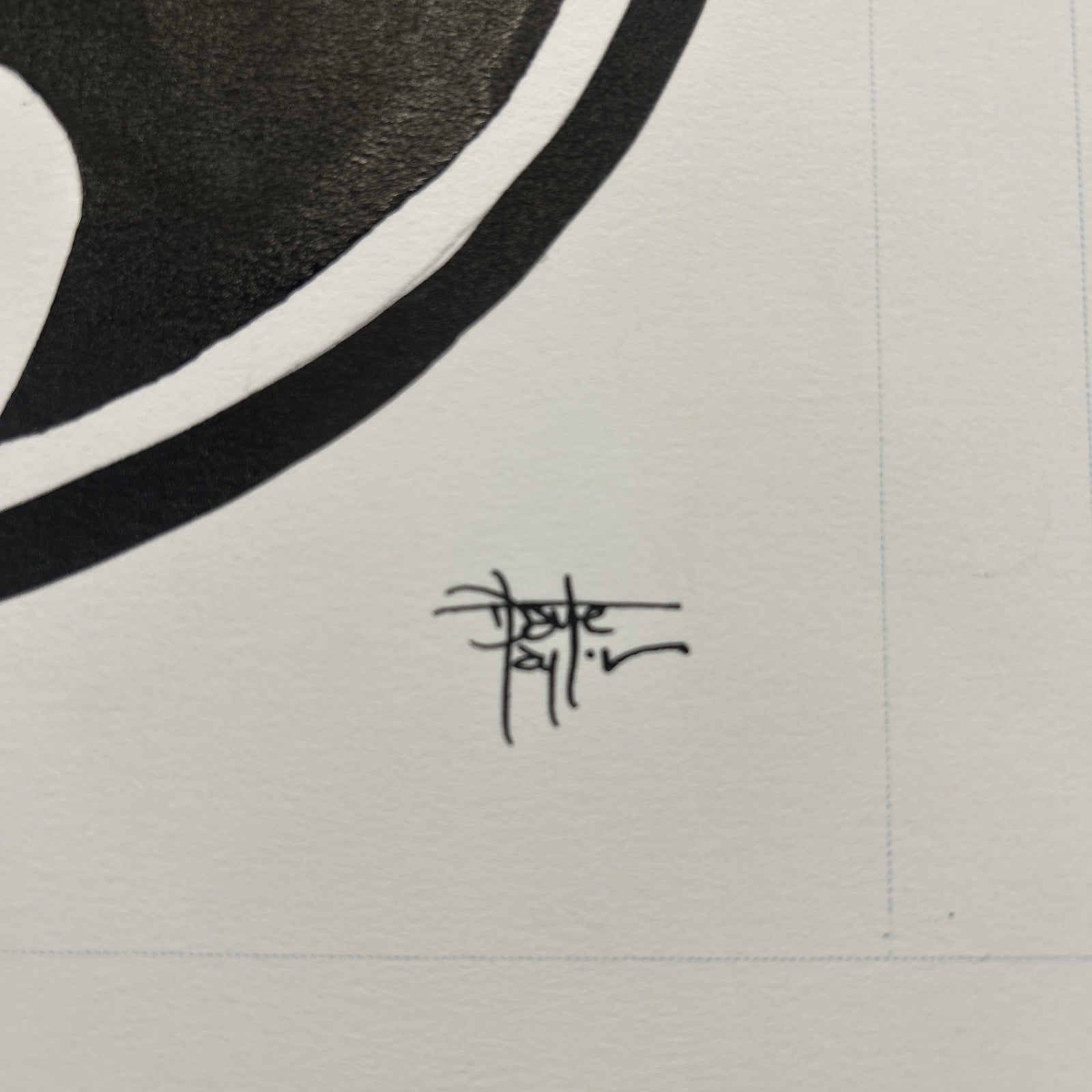 Dave Taylor Original Artwork for DC's Batman and Robin Logo Concept Version 1.7