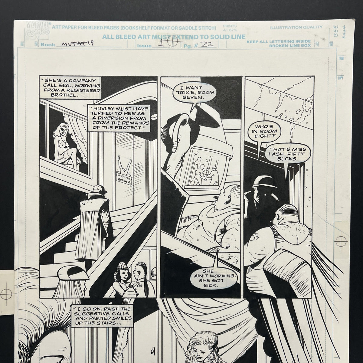 Original Artwork for Mutatis Issue #1 Story Page #22 By John Higgins ...
