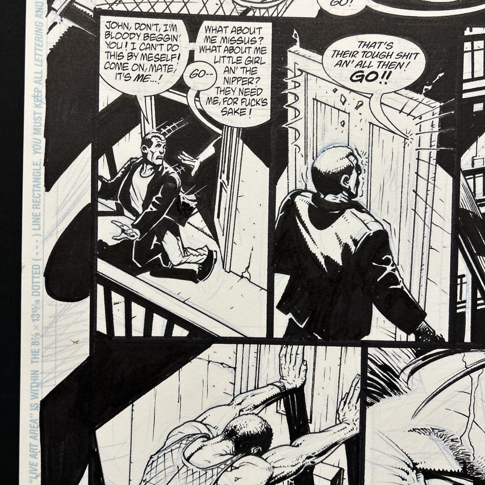 Original Artwork for Hellblazer #129 Page 11 by John Higgins DC Comics5