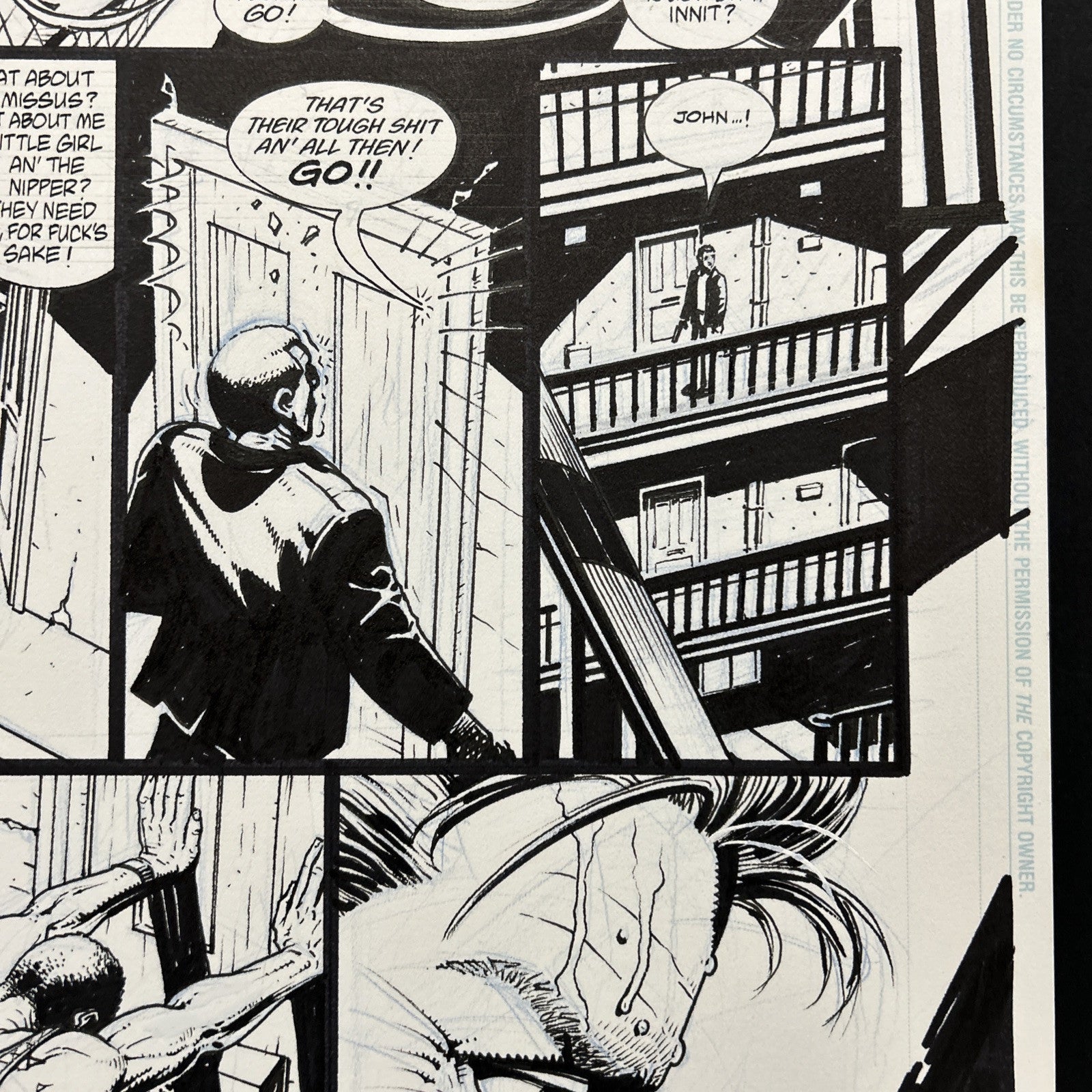Original Artwork for Hellblazer #129 Page 11 by John Higgins DC Comics6