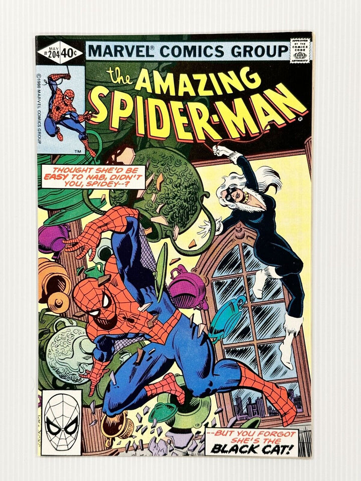Amazing Spider-Man #204 1980 3rd Black Cat VF/NM Cent Copy