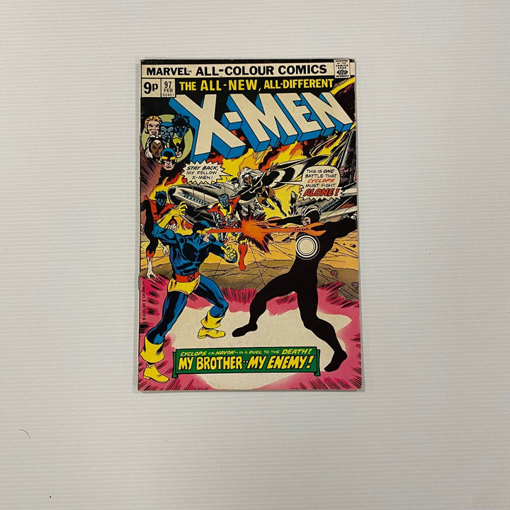 X-Men #97 1975 FN Pence Copy 1st Lilandra Return of Havok and Polaris (2)