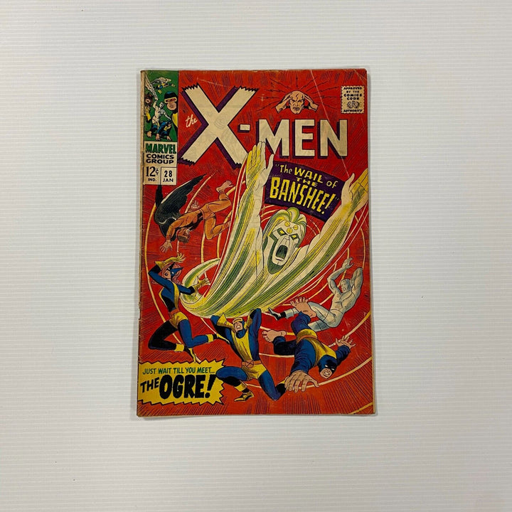 X-Men #28 1967 GD/VG 1st appearance of Banshee and The Ogre Cent Copy