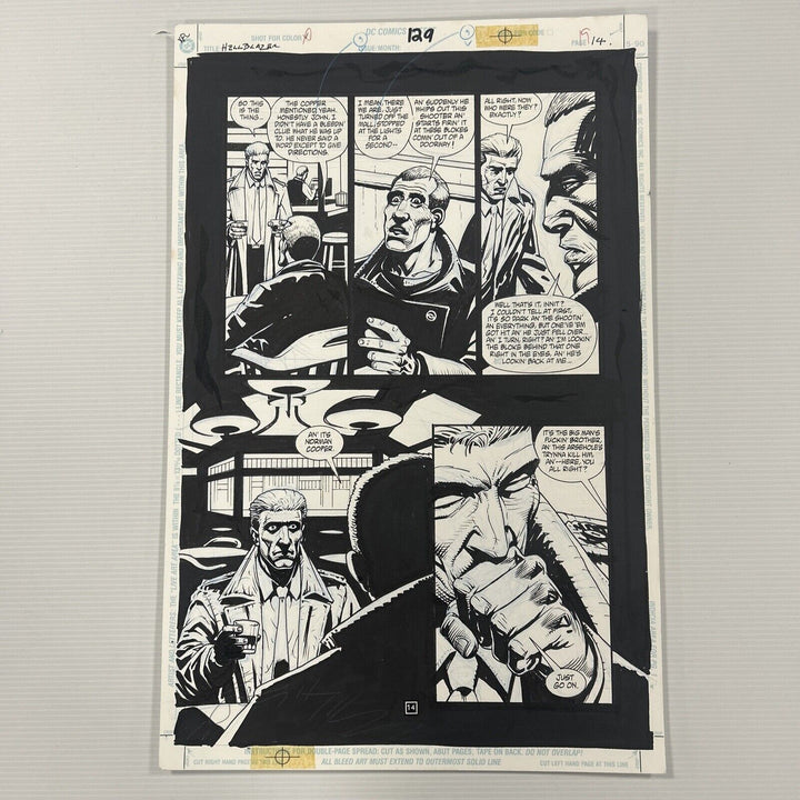 Original Artwork for Hellblazer #129 Page 14 by John Higgins DC Comics