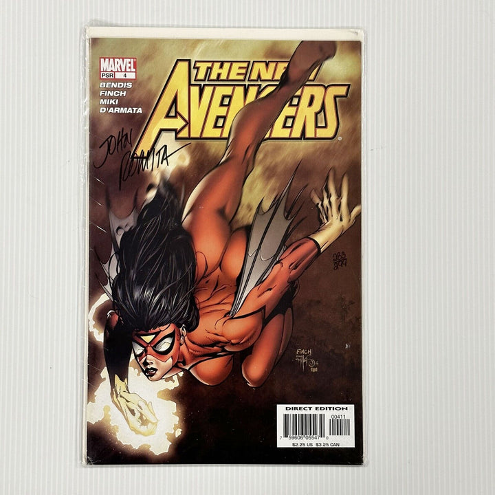 New Avengers #4 2005 Dynamic Forces Signed by John Romita Sr. 283/299