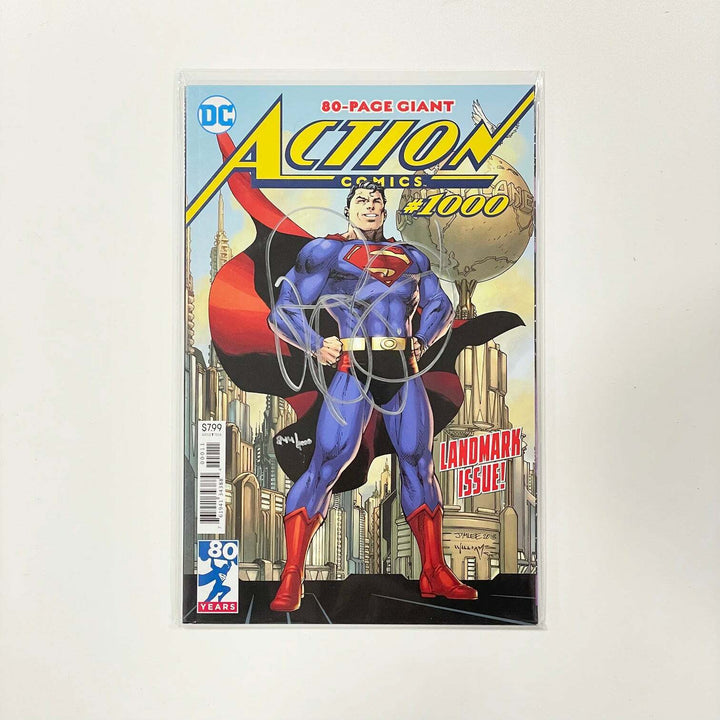 80 Page Giant Action Comics #1000 Signed by Brian Michael Bendis 2018 DC Comics