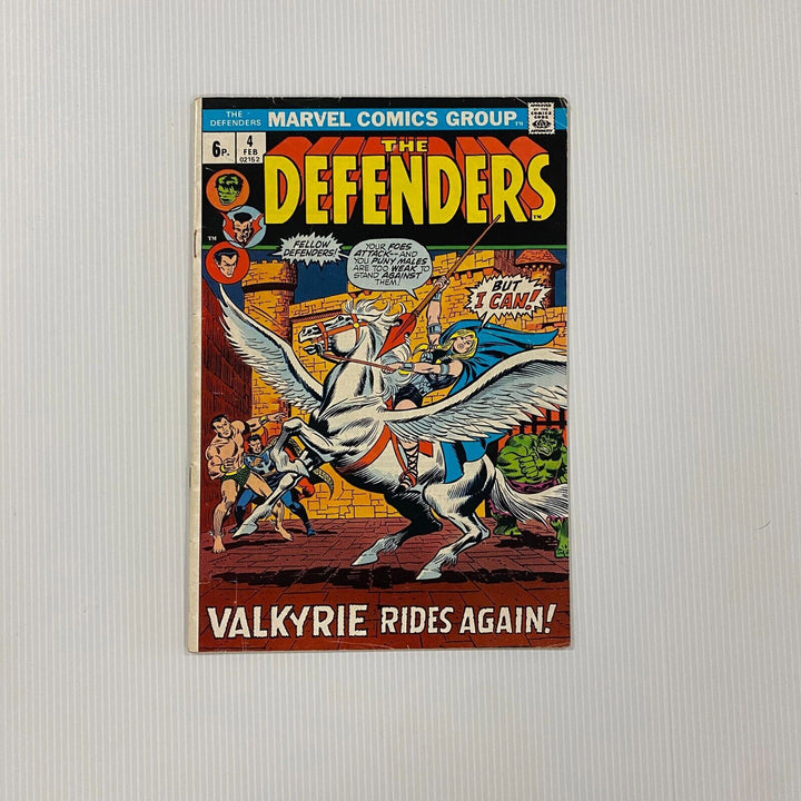 The Defenders #4 1972 FN- Pence Copy 1st Full Valkyrie