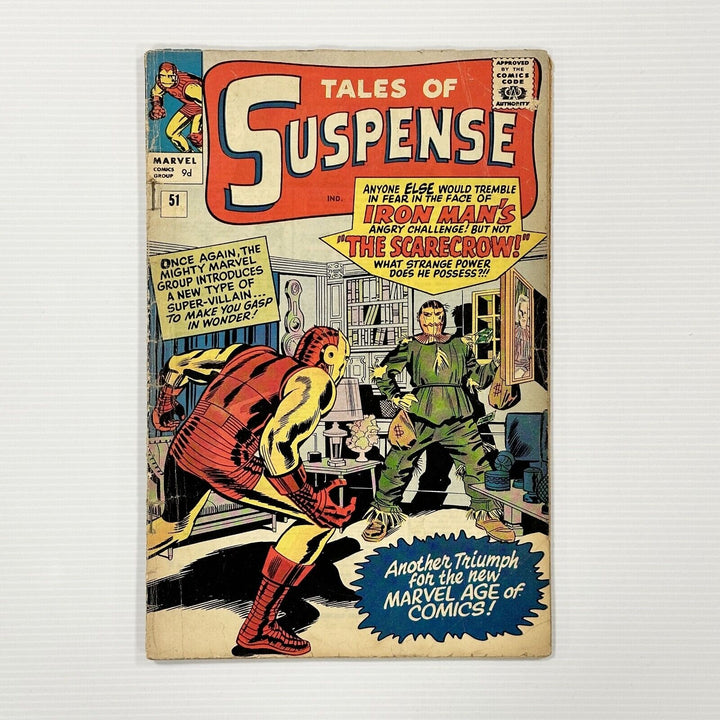 Tales of Suspense #51 1964 VG Pence Copy 1st Appearance of Scarecrow