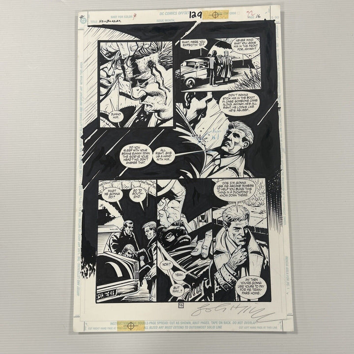 Original Artwork for Hellblazer #129 Page 16 by John Higgins DC Comics