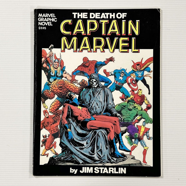 Marvel Graphic Novel Death of Captain Mavel 1982 FN