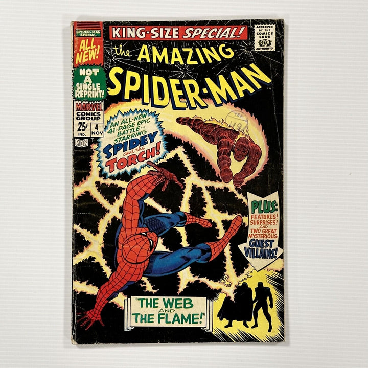 Amazing Spider-Man King Size Annual #4 1967 GD/VG Cent Copy