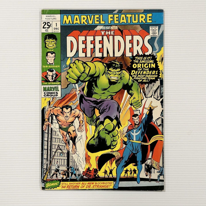Marvel Feature Presents Defenders #1 1971 VG/FN 1st appearance and origin