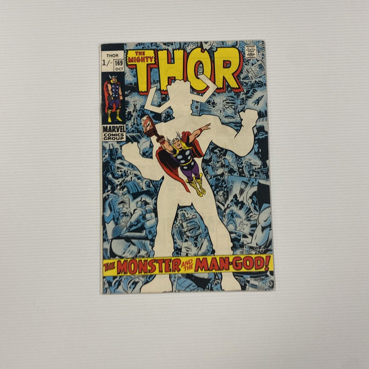 The Mighty Thor #169 1969 VF Origin of Galactus