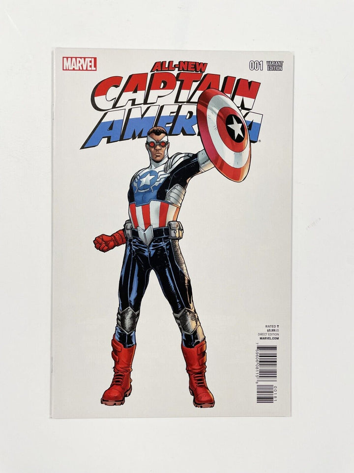 All New Captain America #1 Sam Wilson Sara Pichelli variant 1:25 Raw Comic 2014