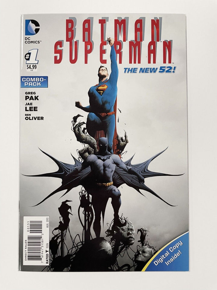 Batman Superman #1 New 52 Combo Pack 2013 DC Comics