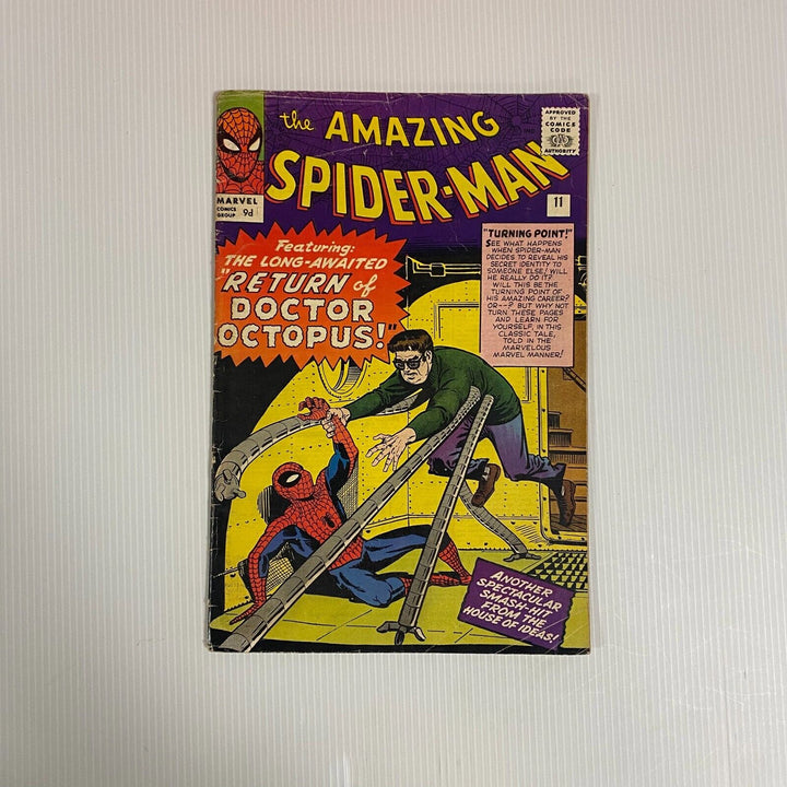 Amazing Spider-Man #11 1964 VG 2nd appearance of Doc Octopus Pence Copy