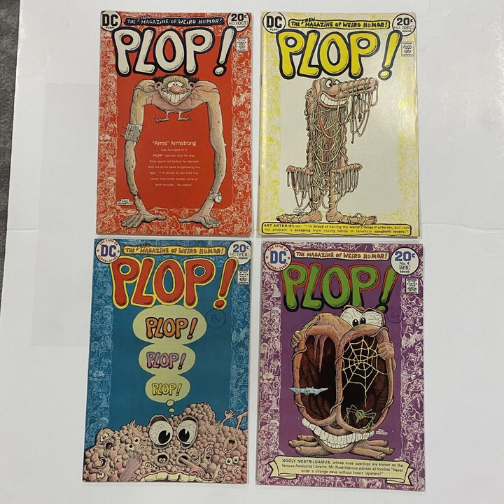 PLOP! comic #1-15 mixed grades DC Comics 1970's