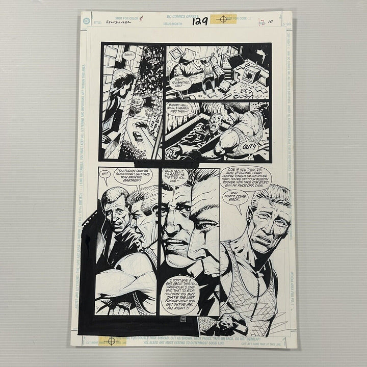 Original Artwork for Hellblazer #129 Page 10 by John Higgins DC Comics