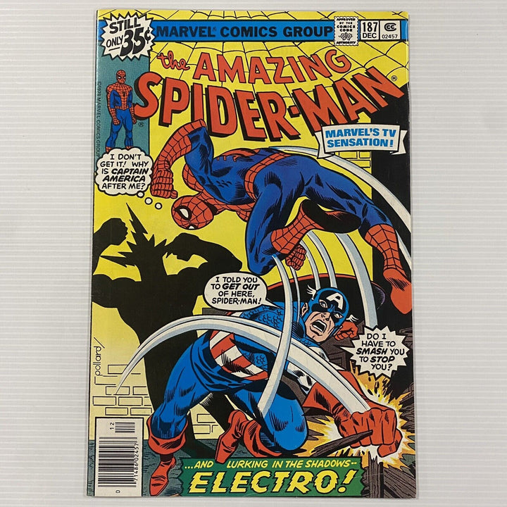 Amazing Spider-Man #187 1978 VF Cent Copy