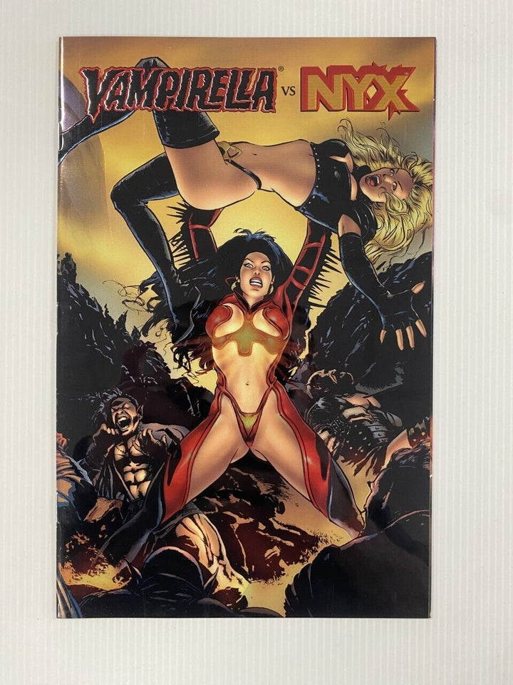 Vampirella vs NYX comic book Foil variant Raw Comic