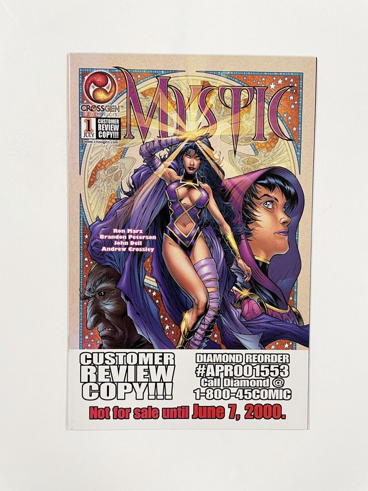 Mystic #1 Customer review copy Crossgen Comics 2000