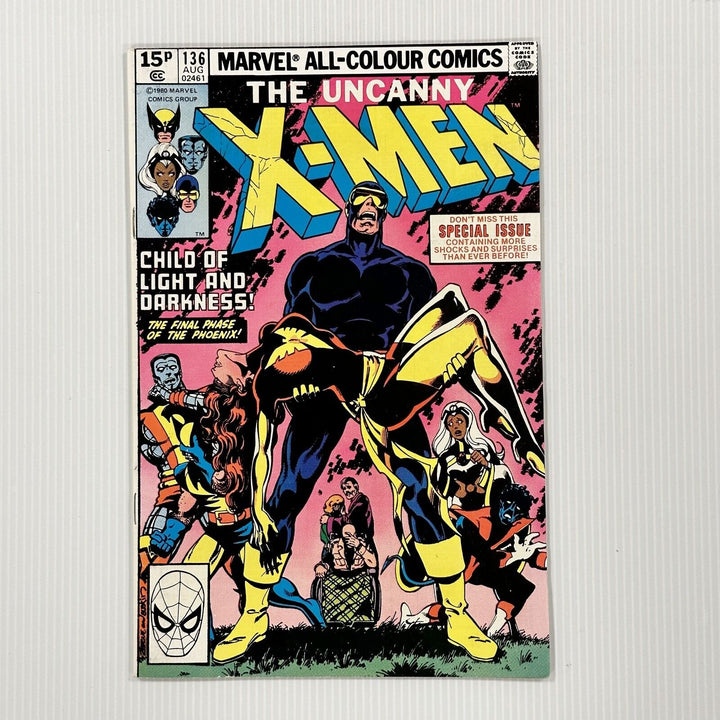 Uncanny X-Men #136 1980 VF/NM Last Dark Phoenix Pence Copy