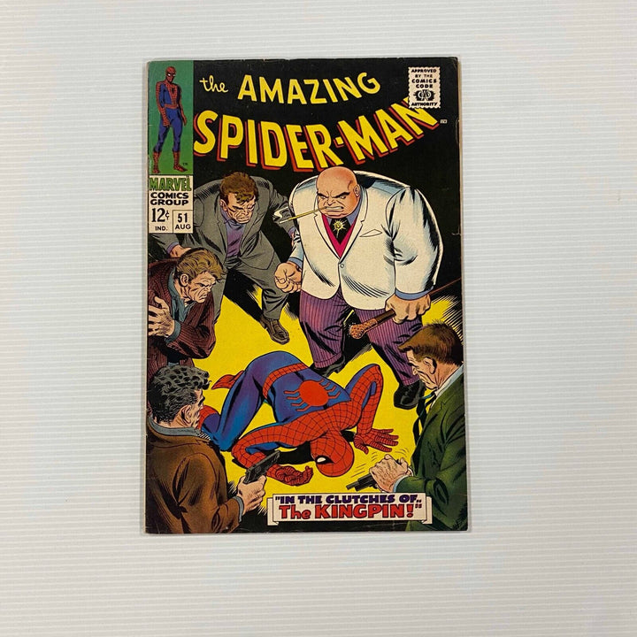 Amazing Spider-Man #51 1967 FN Cent Copy 2nd Kingpin 1st Cover
