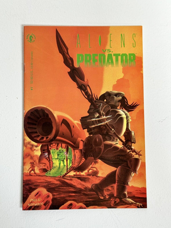 Aliens vs. Predator #1 1990 Dark Horse comic book first issue VF+