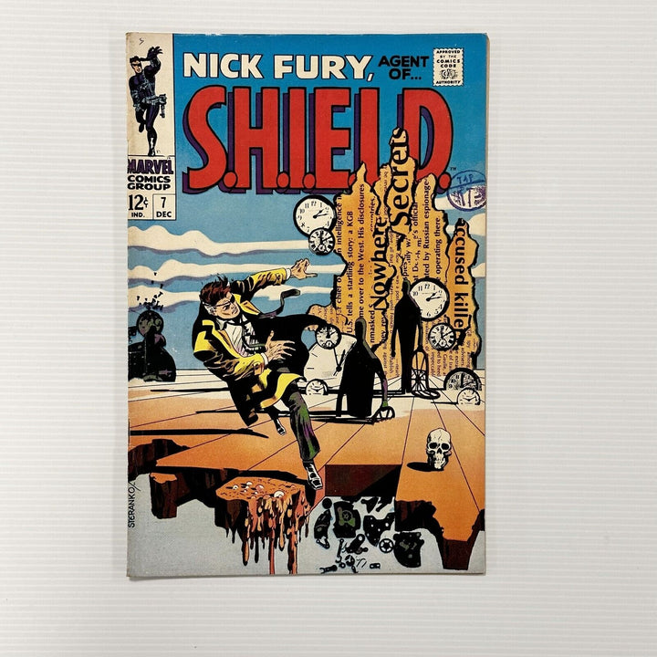 Nick Fury Agent of S.H.I.E.L.D  #6 1968 FN+ Cent Copy Pence Stamp Steranko Cover