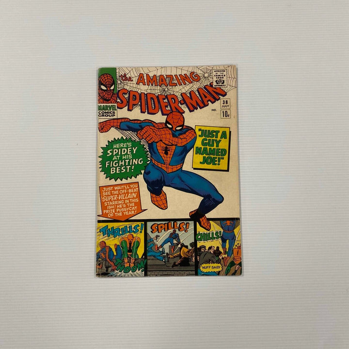 Amazing Spider-Man #38 1966 VG Cent Copy Final Ditko Art