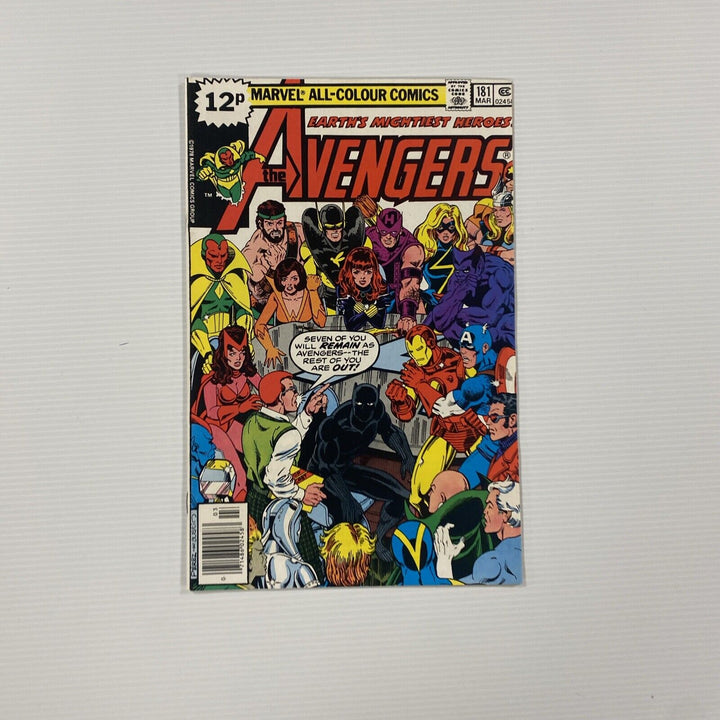 Avengers #181 1978 VF/NM 1st Appearance Scott Lang (Ant-Man) Pence Copy